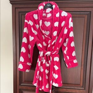 Croft & Barrow Pink Heart Robe